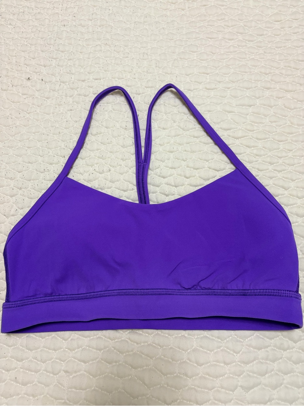 lululemon Flow Y Bra in Atomic Purple - Picture 2 of 4